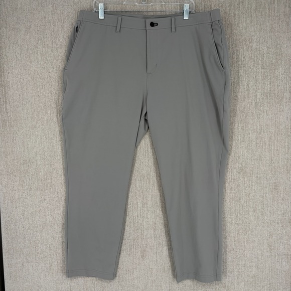 Public Rec Pants 40x28 Gray Gamechanger Performance Chino Golf Stretch 5-Pocket